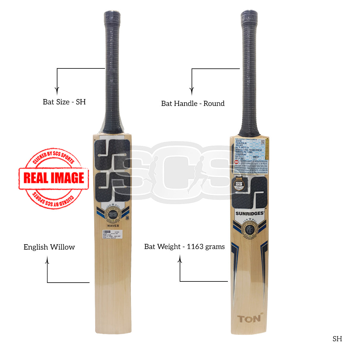 SS Waves English Willow Cricket Bat