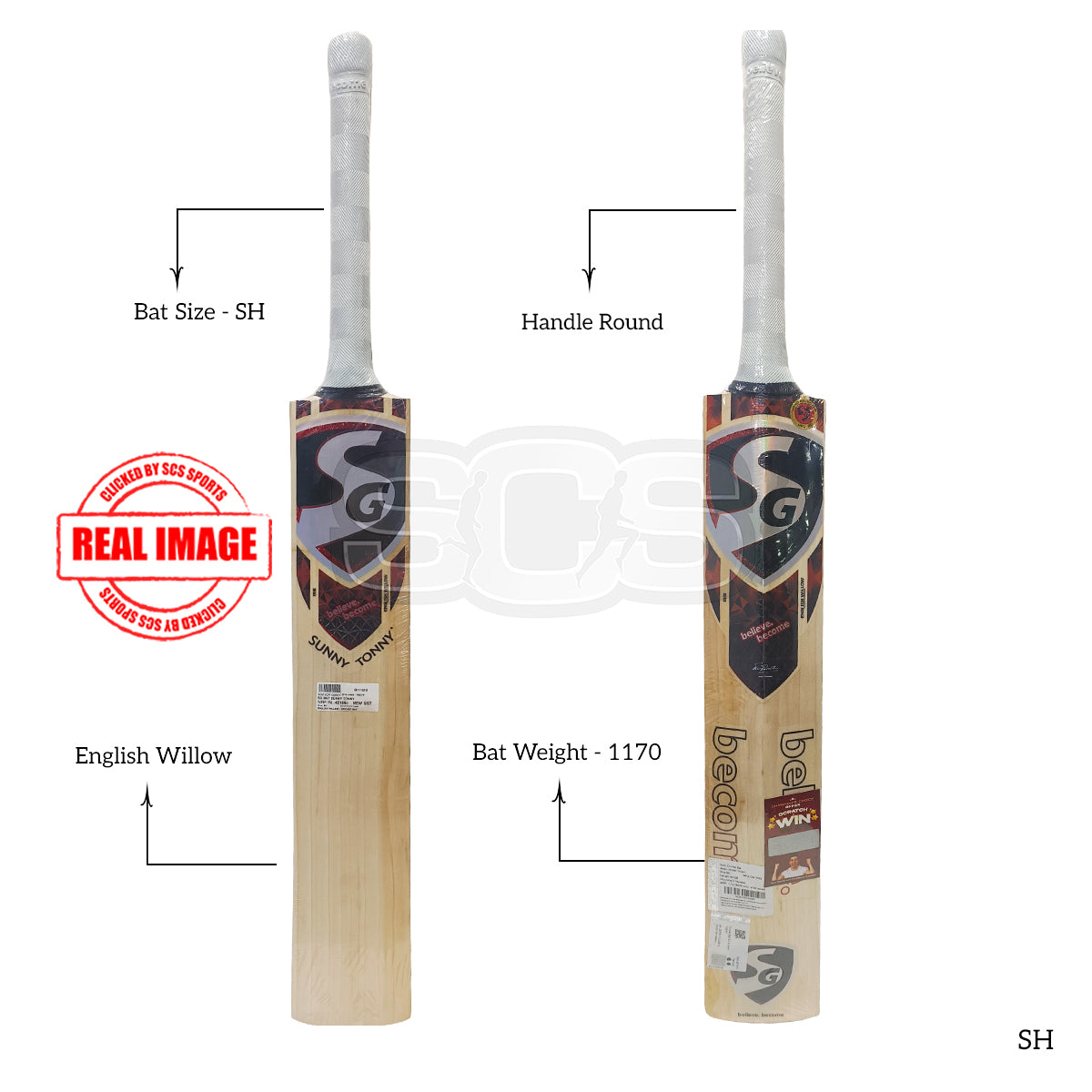 SG Sunny Tonny English Willow Cricket Bat
