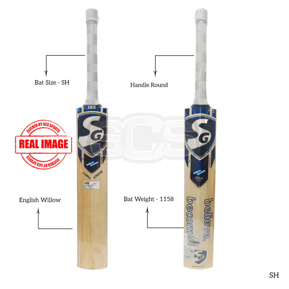 SG Cobra Xtreme English Willow Cricket Bat