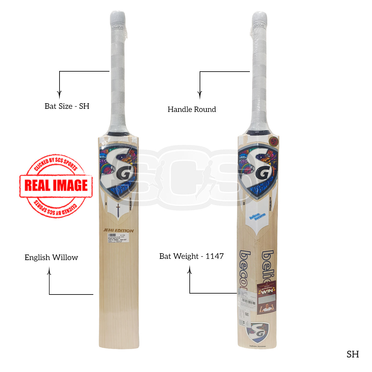 SG Jemi Edition English Willow Cricket Bat