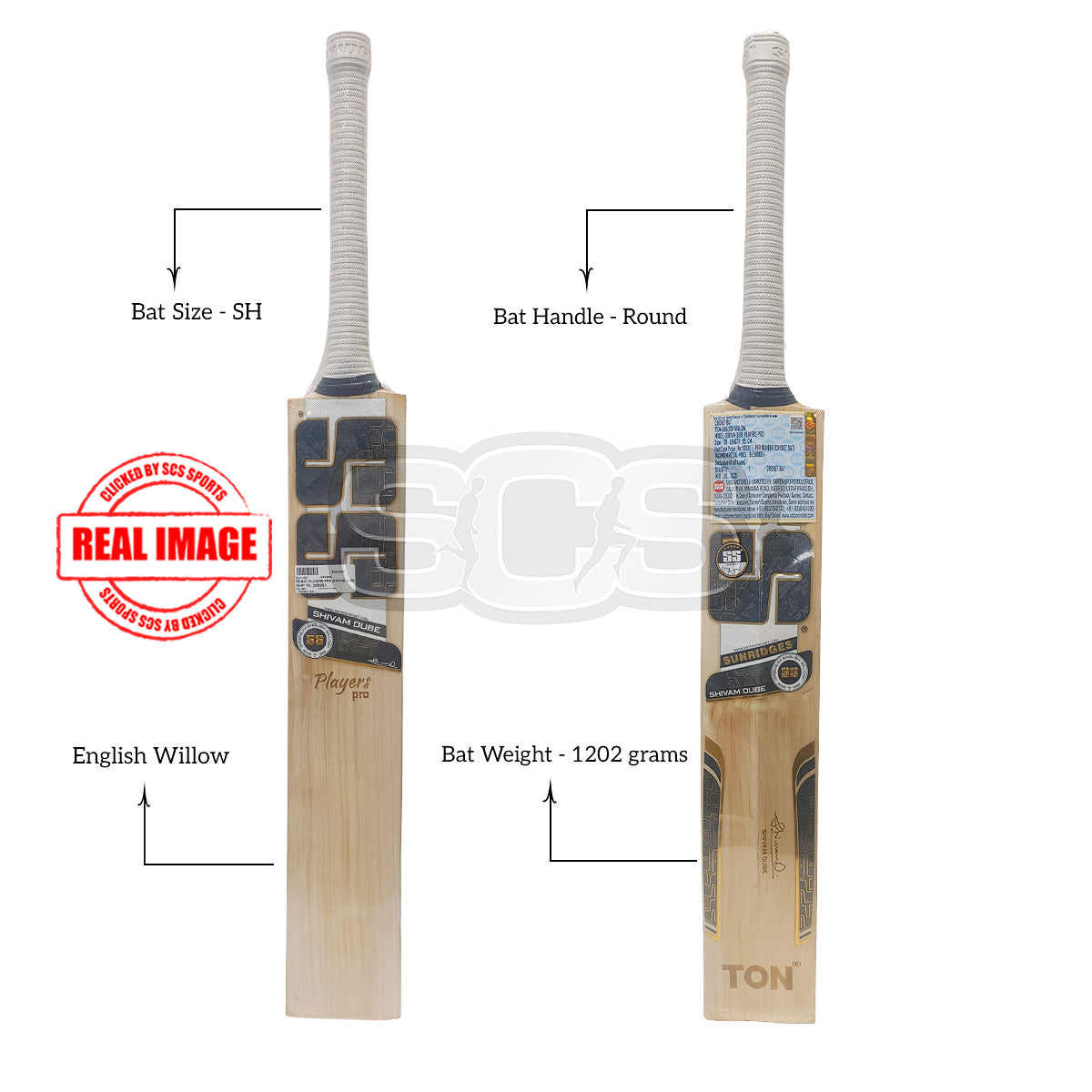 SS Shivam Dube Player Pro English Willow Cricket Bat