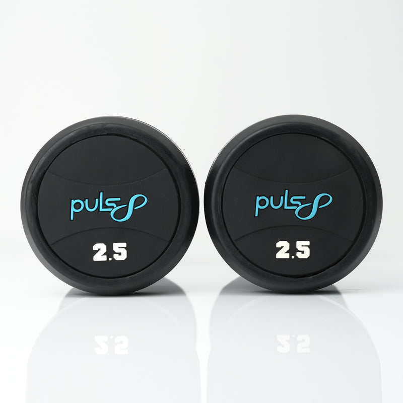Load image into Gallery viewer, Puls8 Round Rubber Coated Dumbbell (Single)
