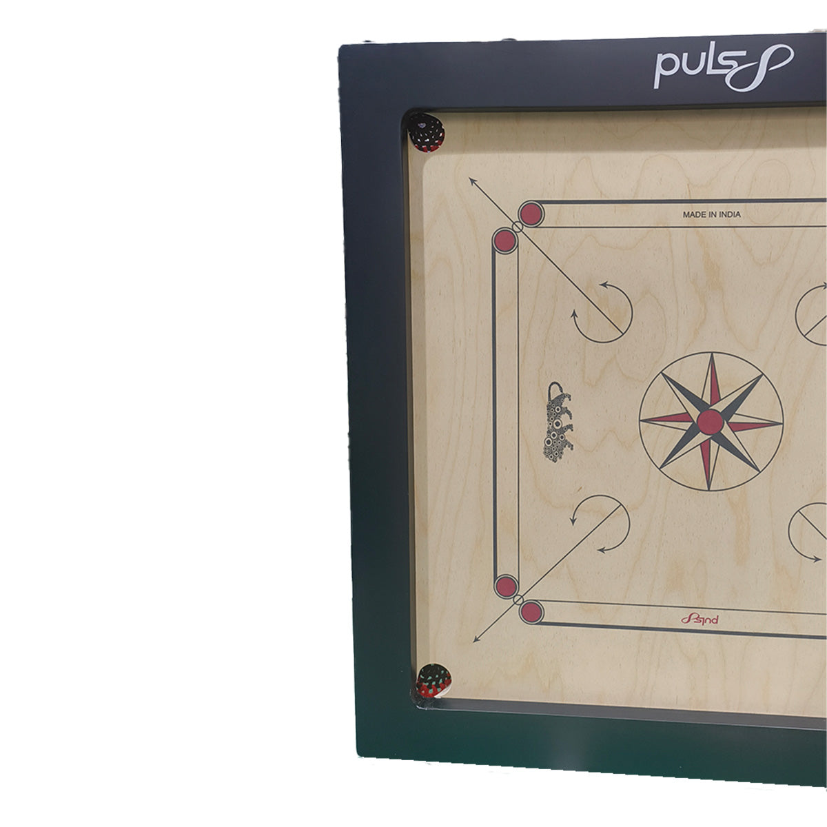 Puls8 HI-Speed English Ply Carrom Board