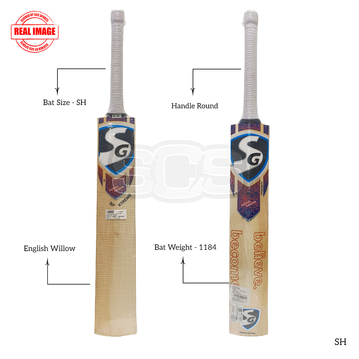 SG RP Xtreme English Willow Cricket Bat