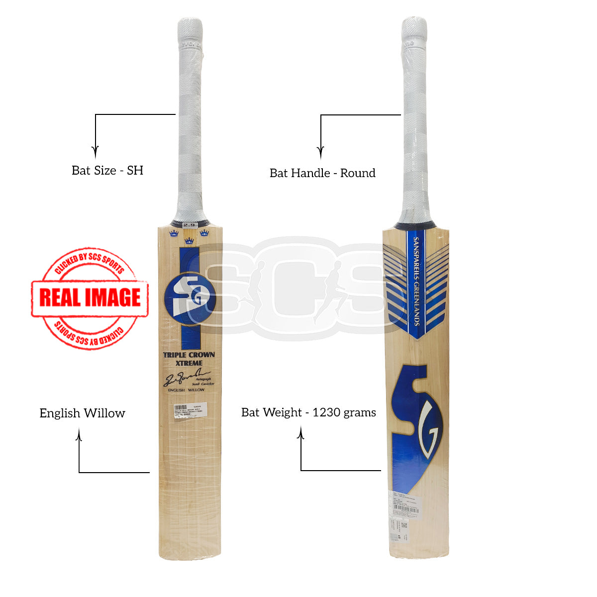 SG Triple Crown Xtreme English Willow Cricket Bat