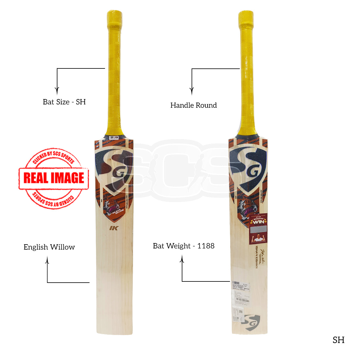 SG Ishan Kishan English Willow Cricket Bat