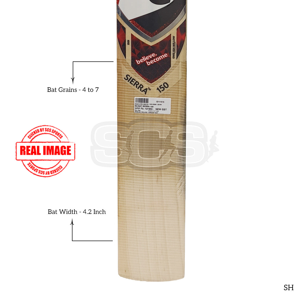 SG Sierra 150 English Willow Cricket Bat