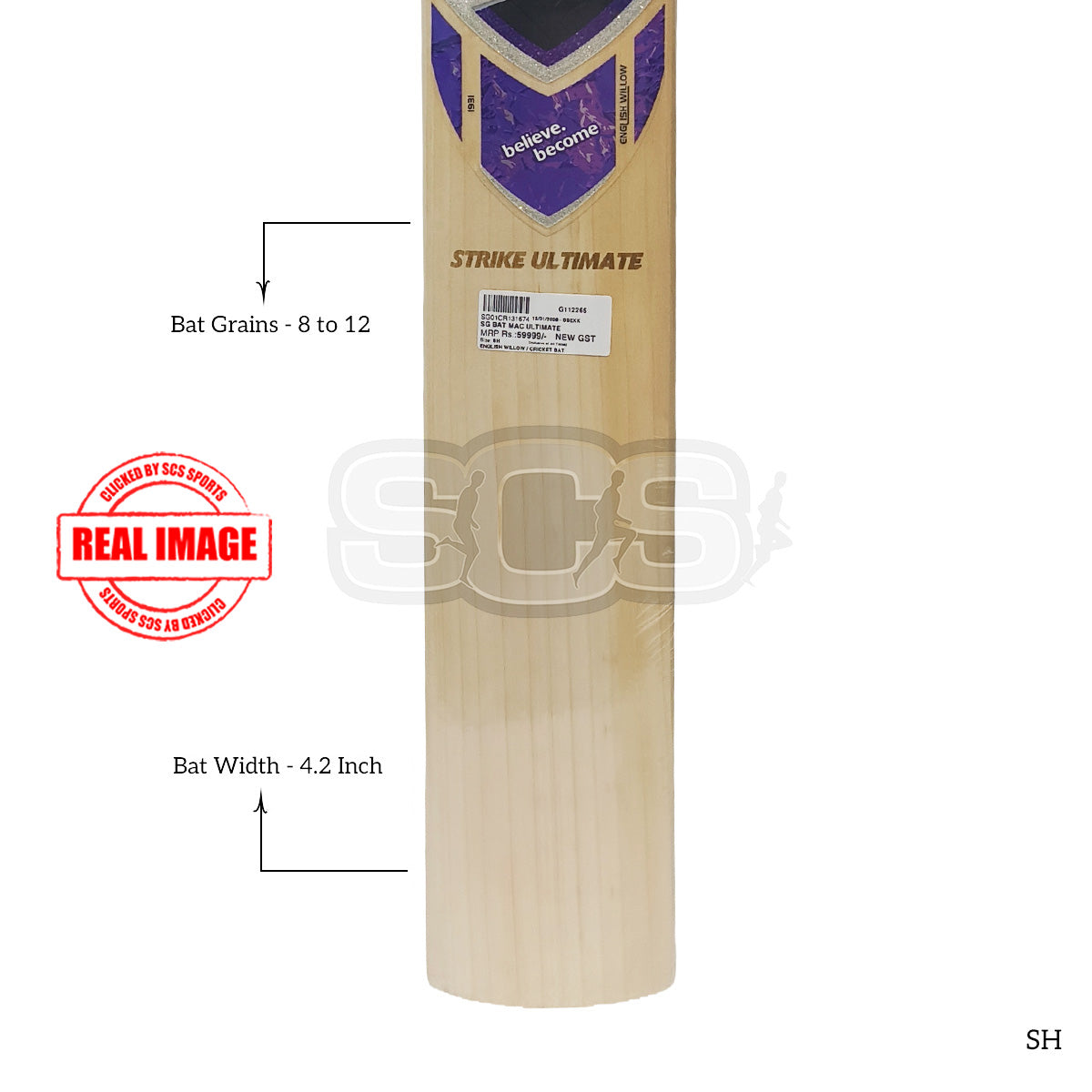 SG Strike Ultimate English Willow Cricket Bat
