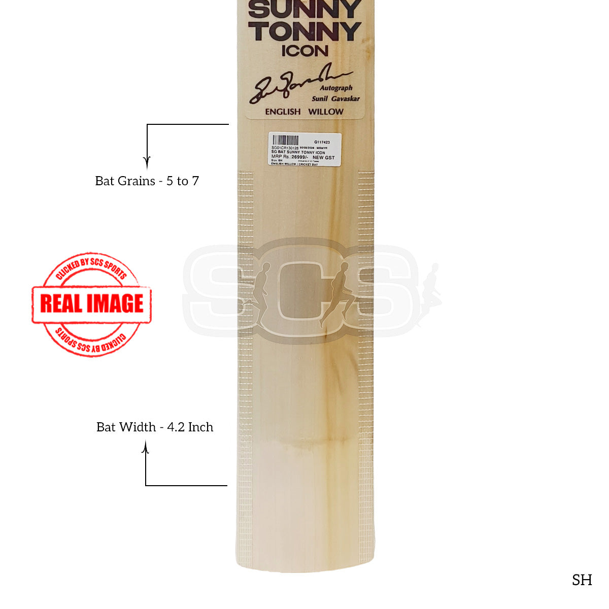 SG Sunny Tonny Icon English Willow Cricket Bat