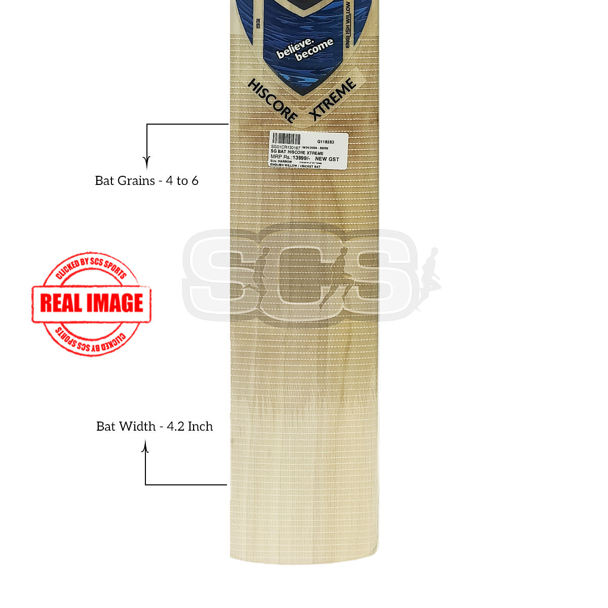 SG Hiscore Xtreme English Willow Cricket Bat