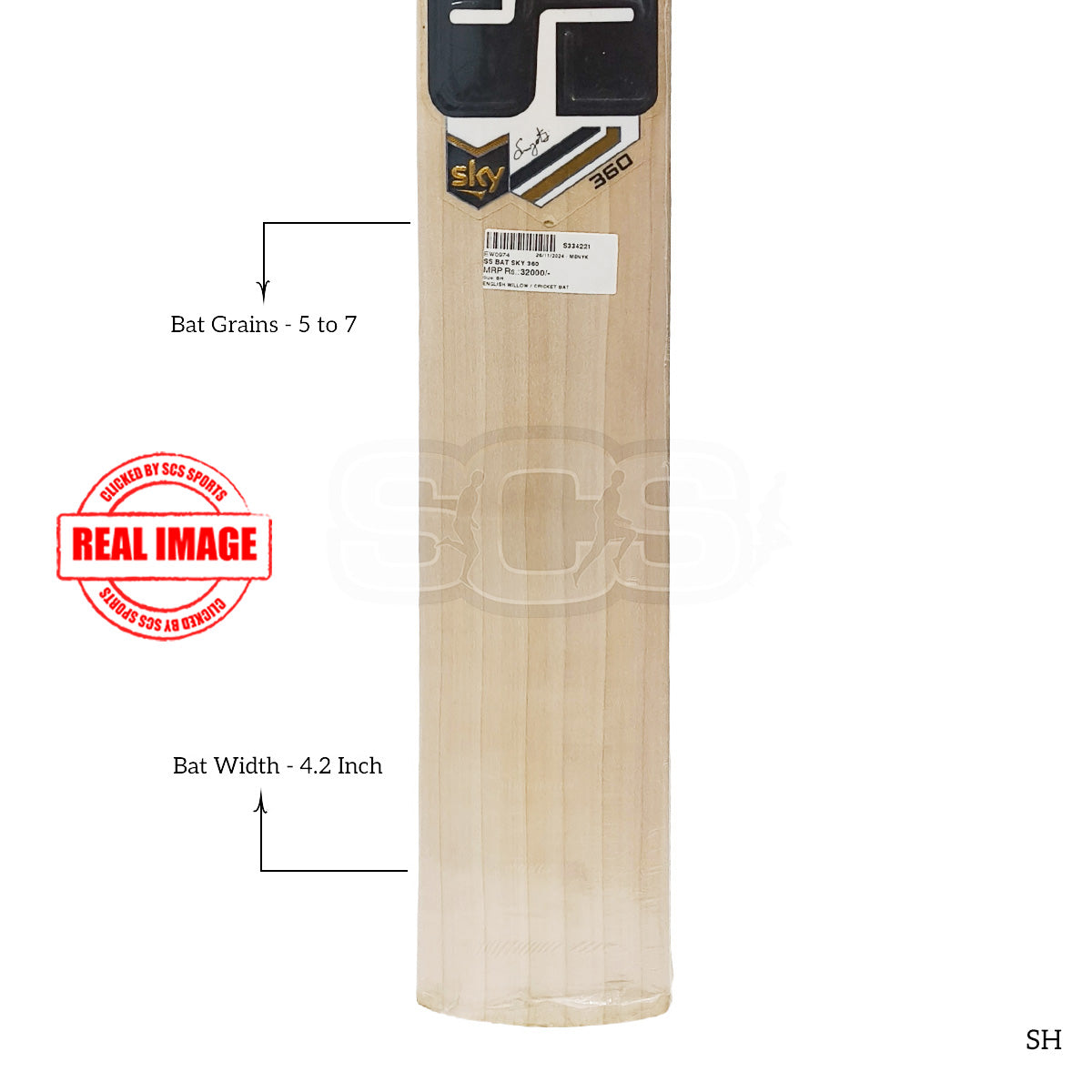 SS Sky 360 English Willow Cricket Bat