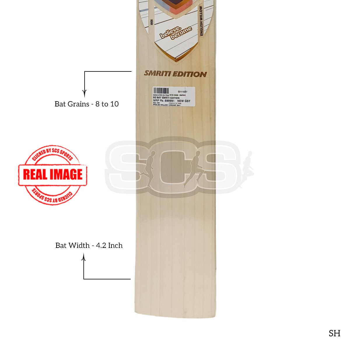 SG Smriti Edition English Willow Cricket Bat
