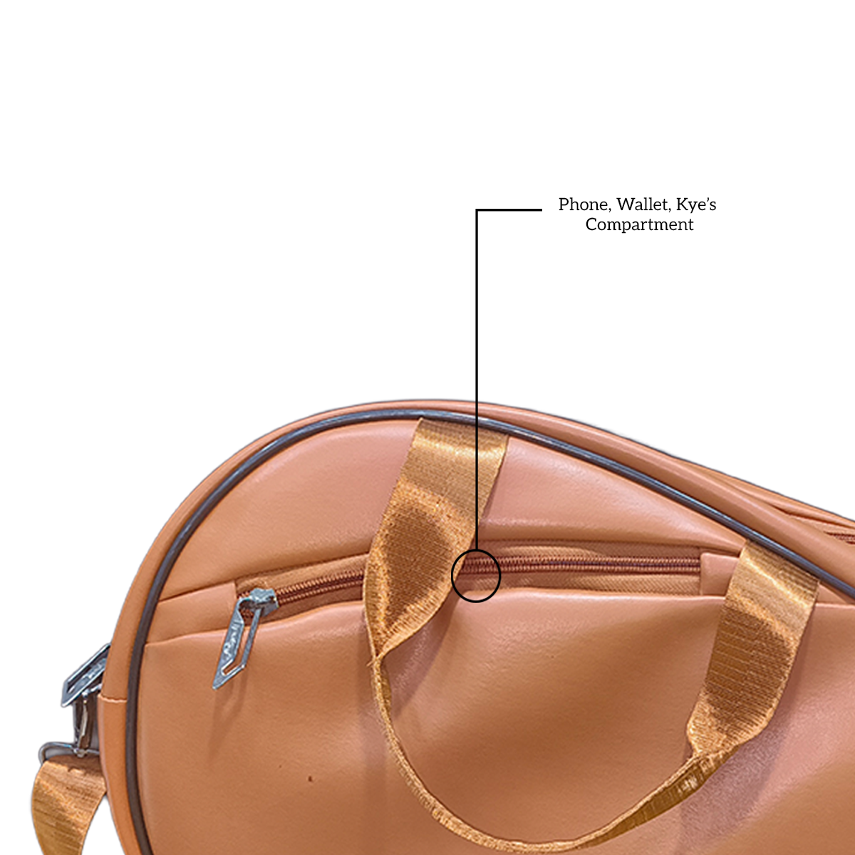 SCS PU Leather Single Compartment Padel Bag