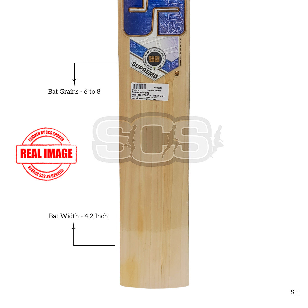 SS Supremo English Willow Cricket Bat