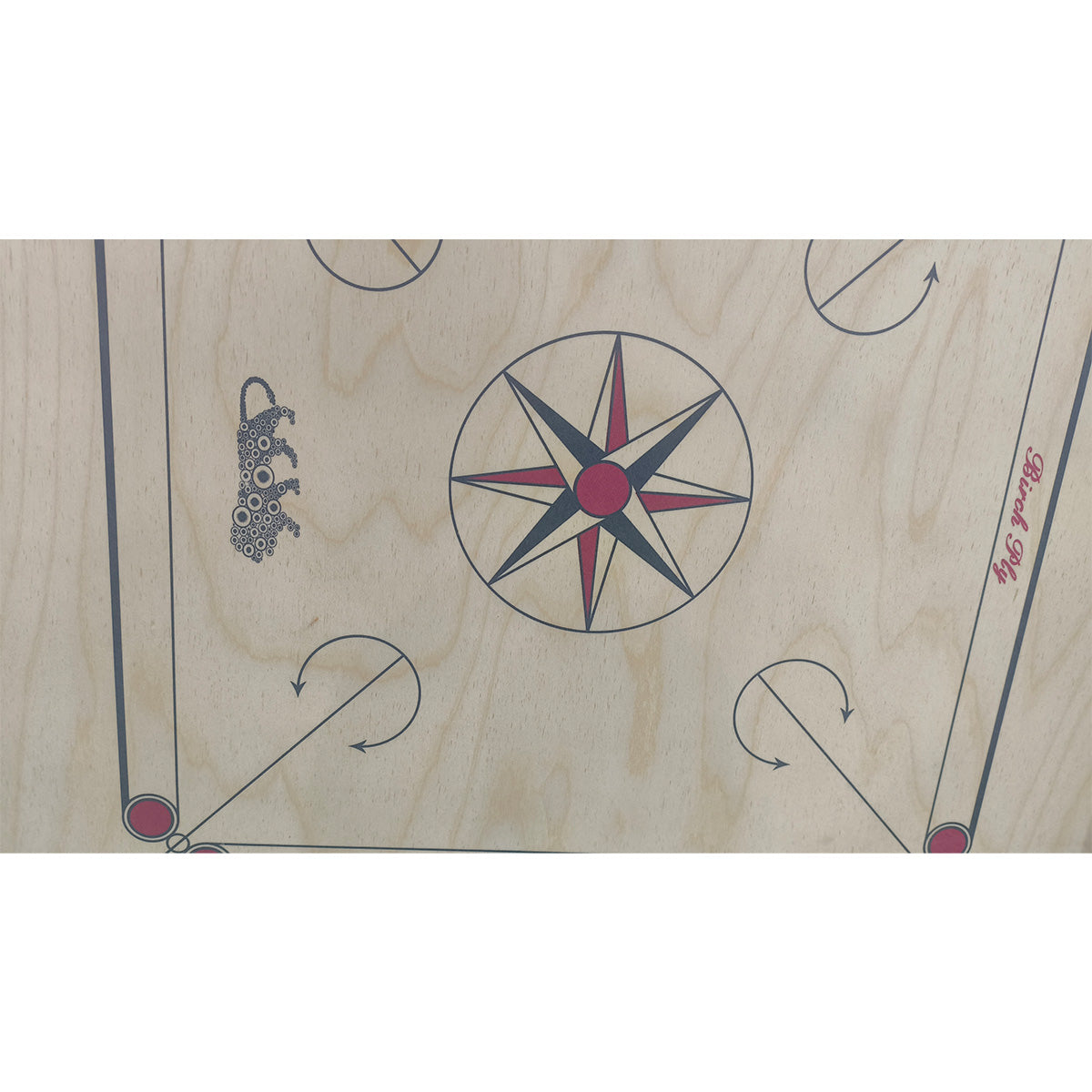 Puls8 HI-Speed English Ply Carrom Board
