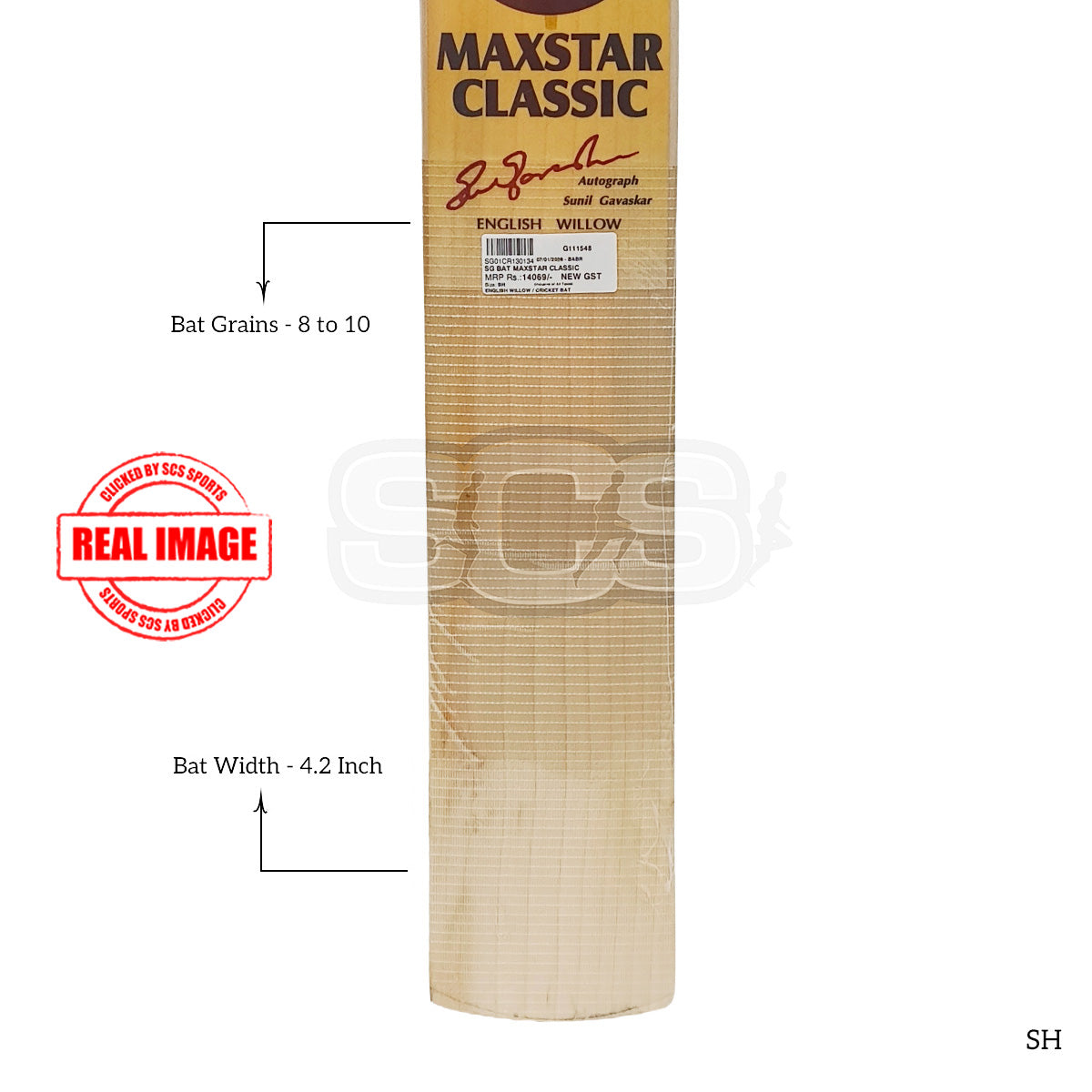 SG Maxstar Classic English Willow Cricket Bat