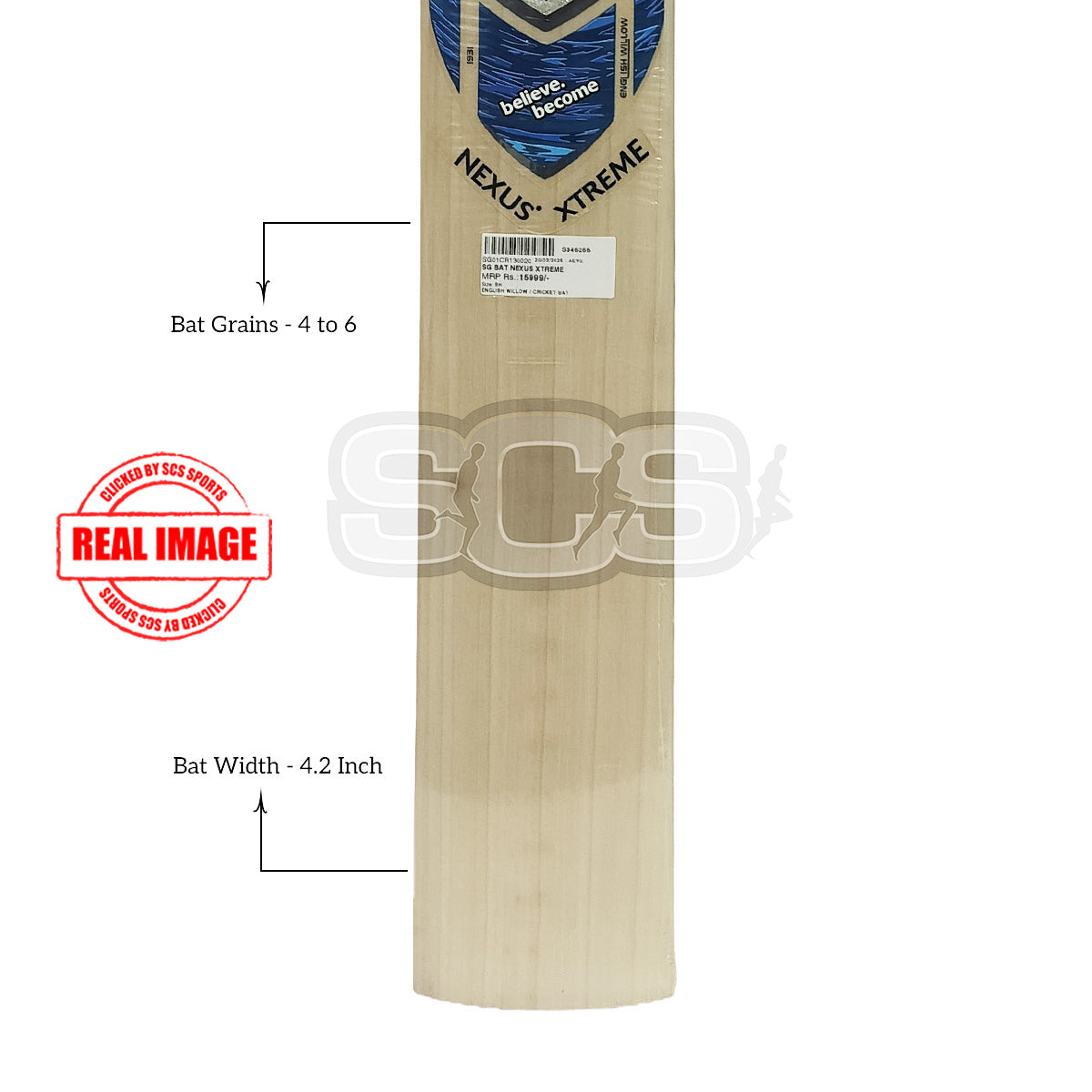 SG Nexus Xtreme English Willow Cricket Bat