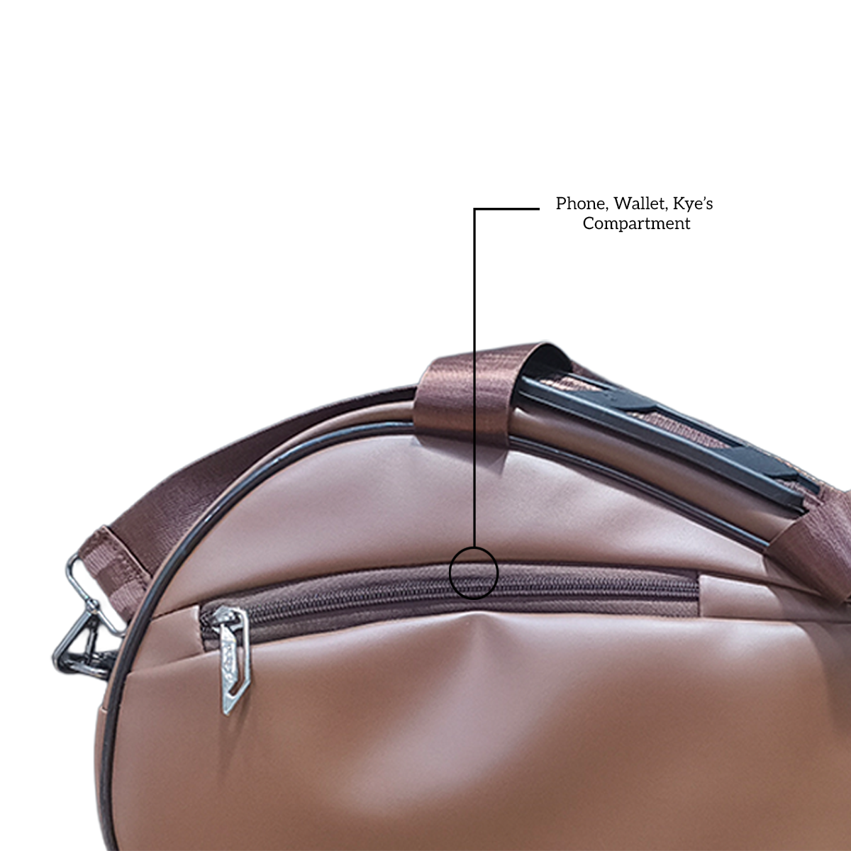 SCS PU Leather Single Compartment Padel Bag