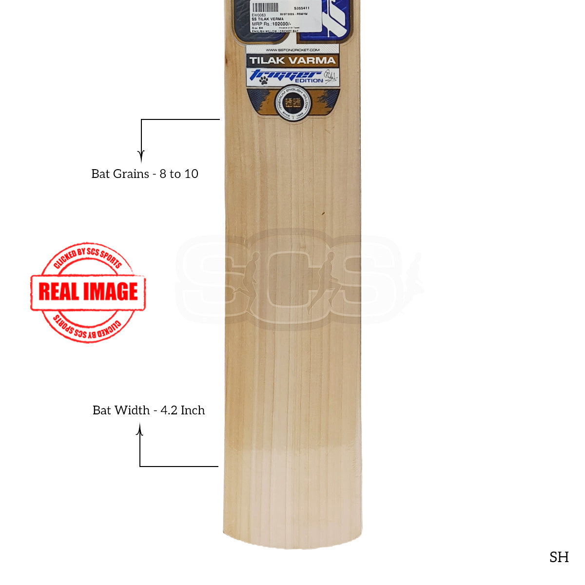 SS Tilak Verma English Willow Cricket Bat