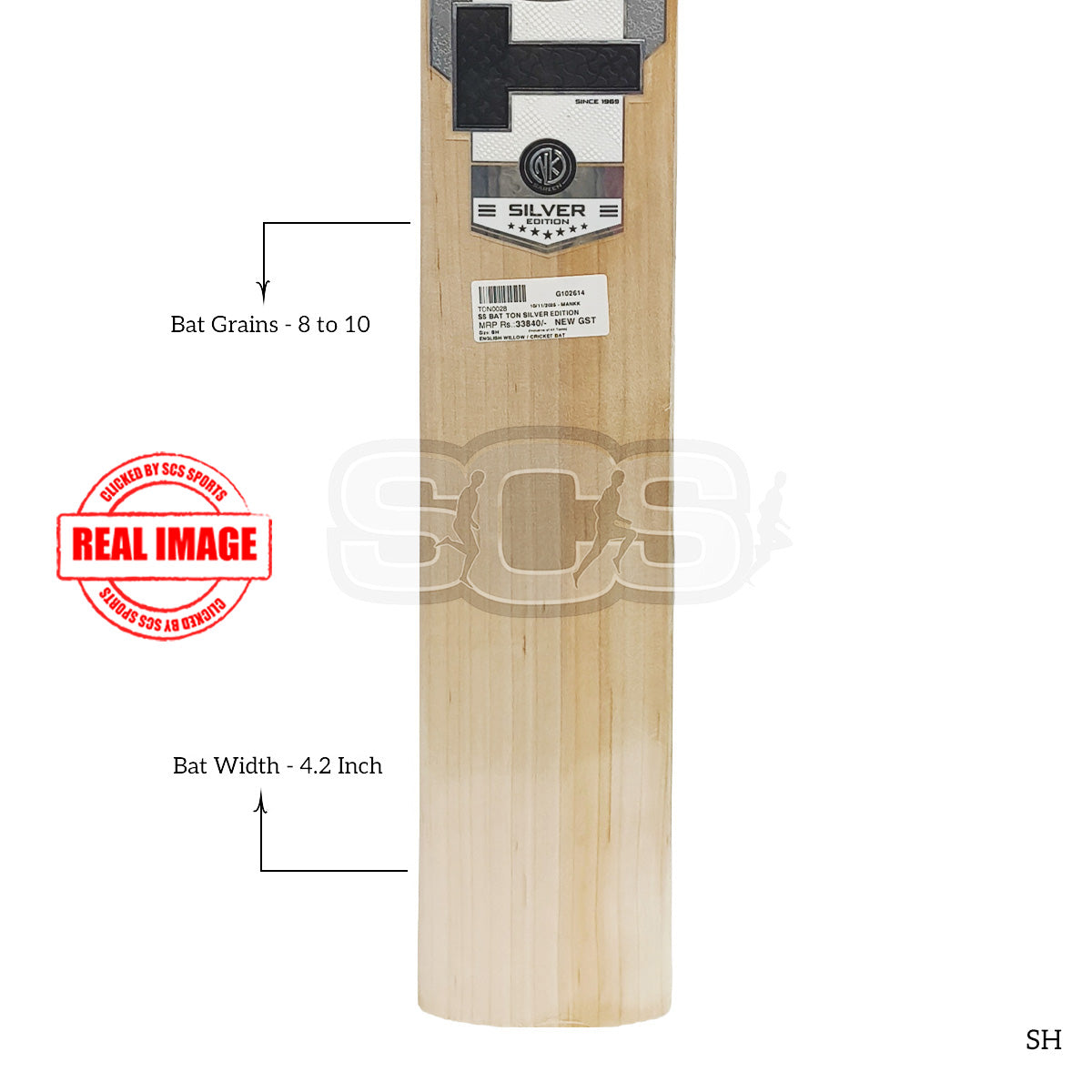 SS Ton Silver Edition English Willow Cricket Bat
