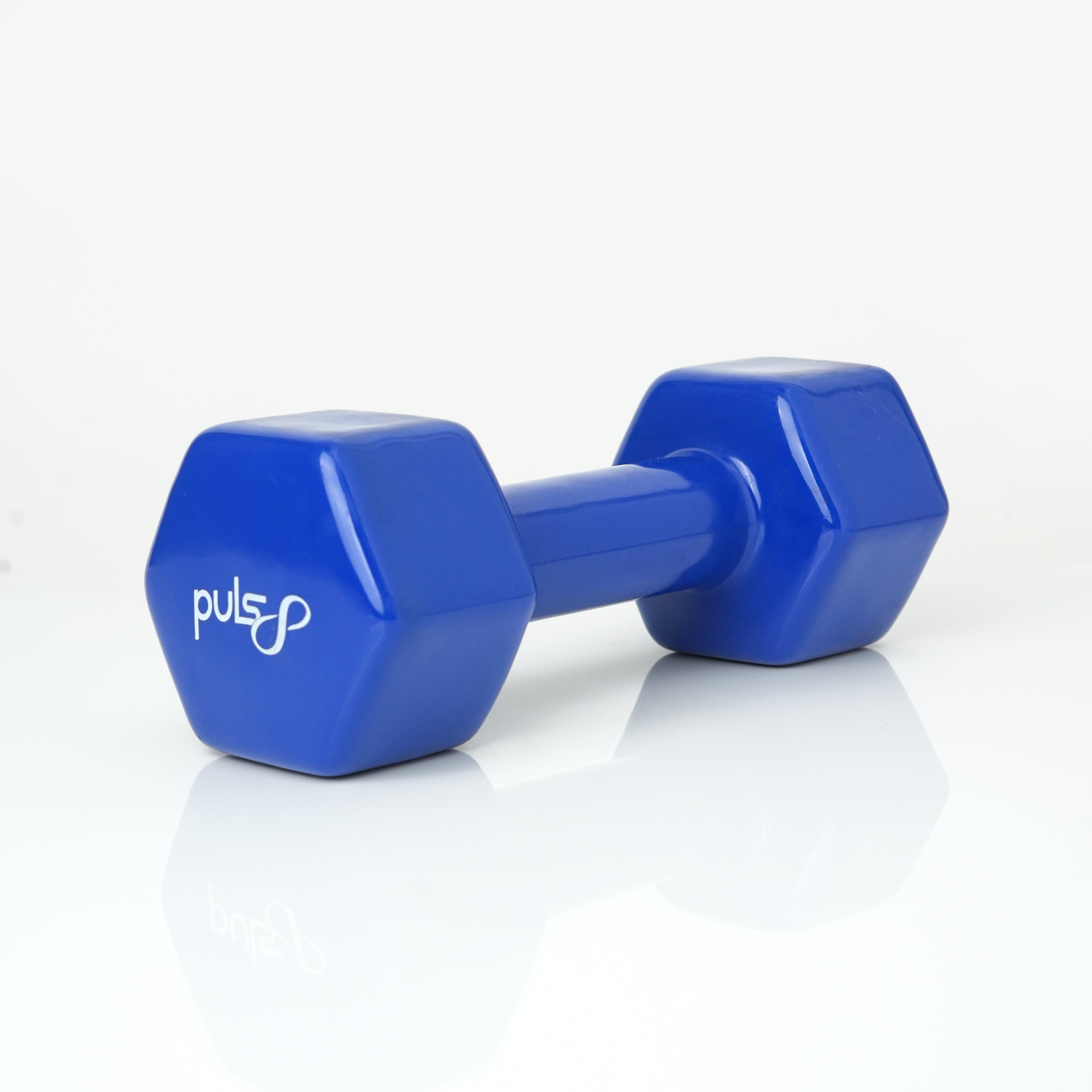 Puls8 Vinyl Hex Dumbbell (Single Dumbbell)