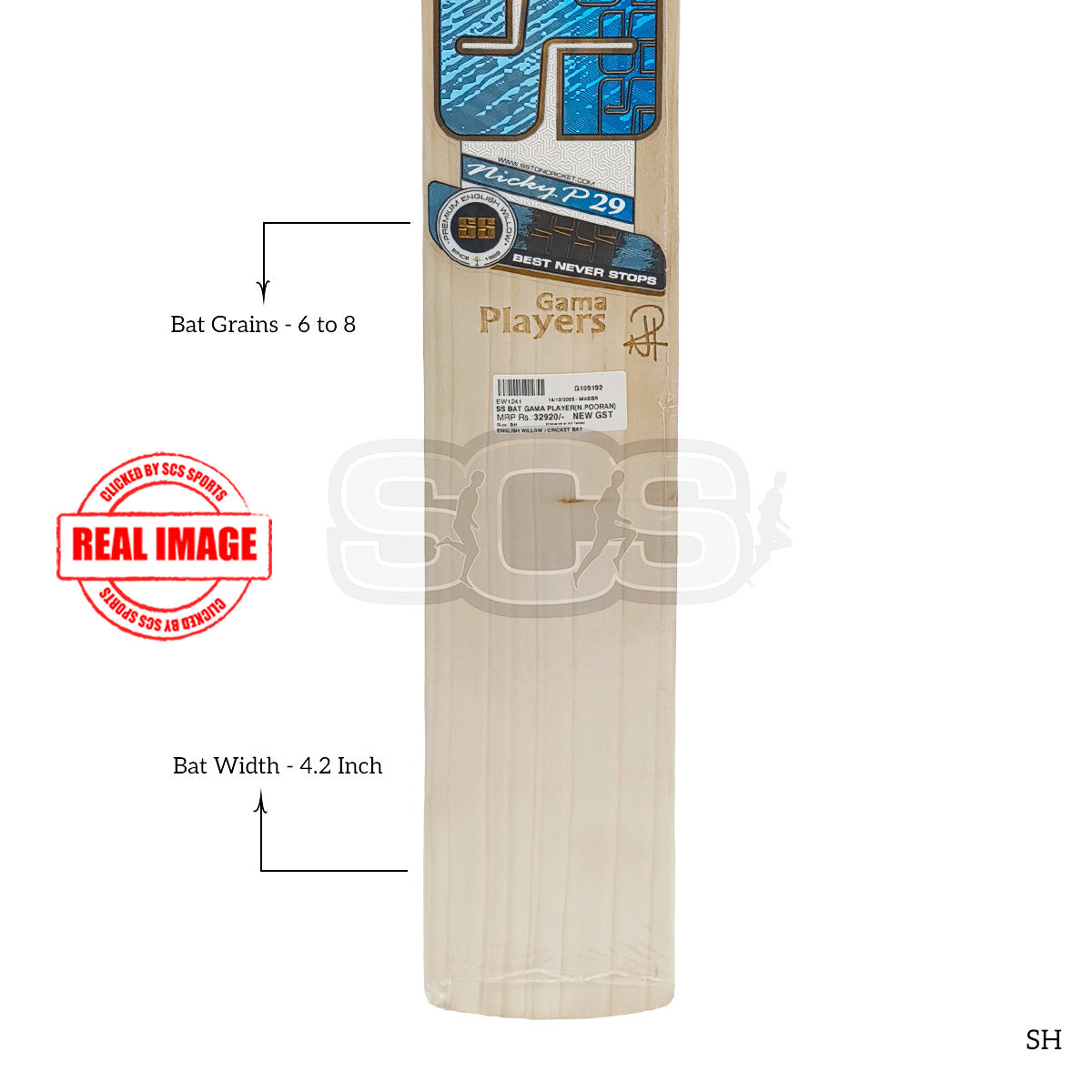 SS Gama Player (N.Pooran) English Willow Cricket Bat