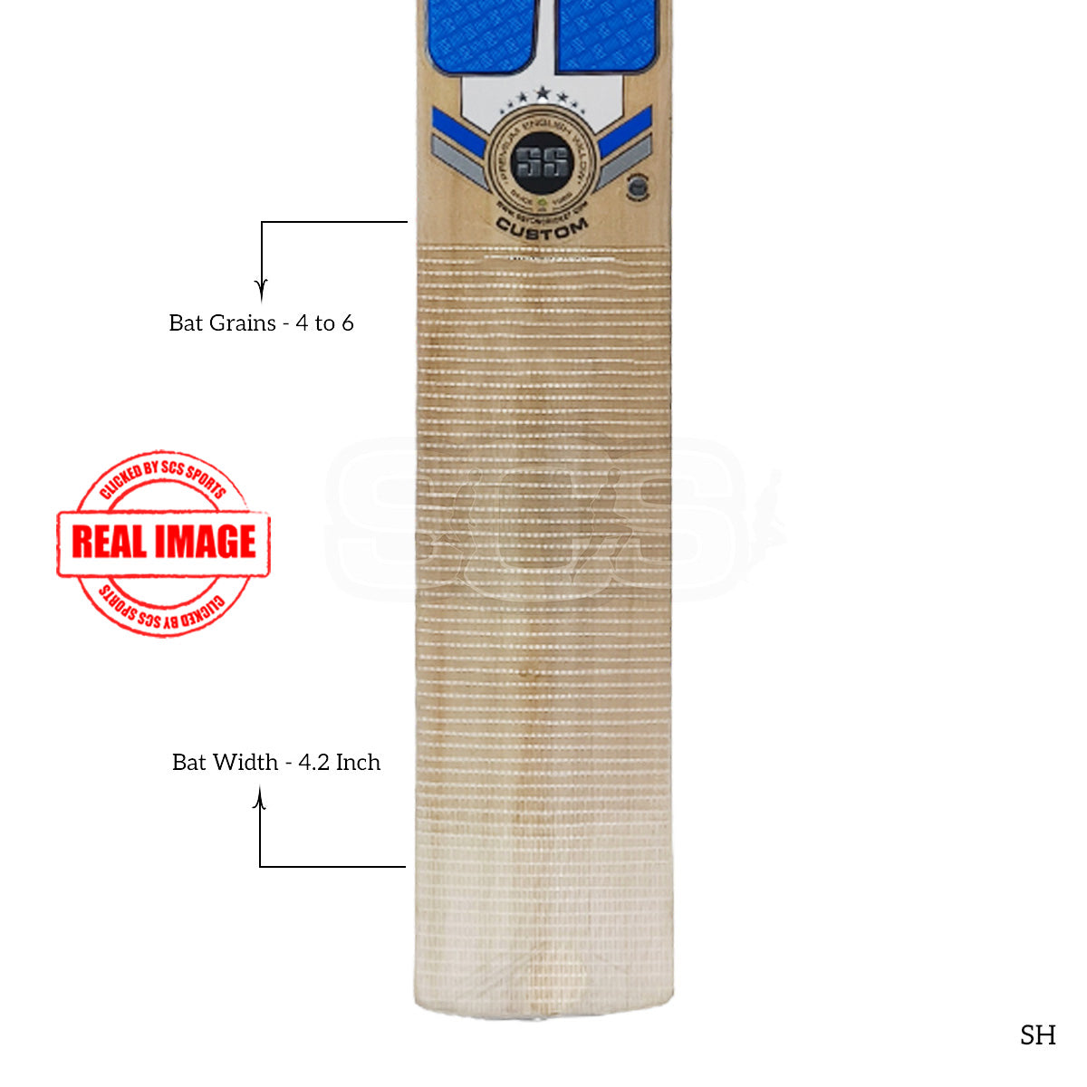 SS Custom English Willow Cricket Bat