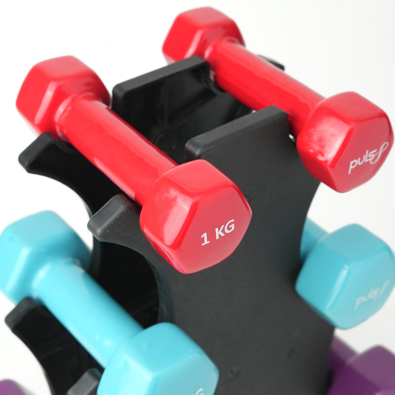Load image into Gallery viewer, Puls8Vertical Tree PVC Dumbbell Stand
