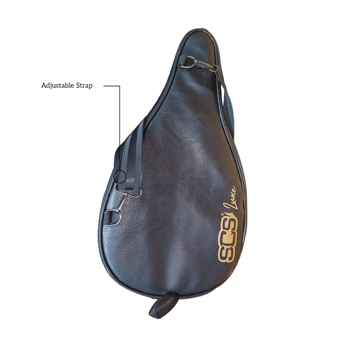 SCS Luxe PU Leather Pickleball Cover Bag