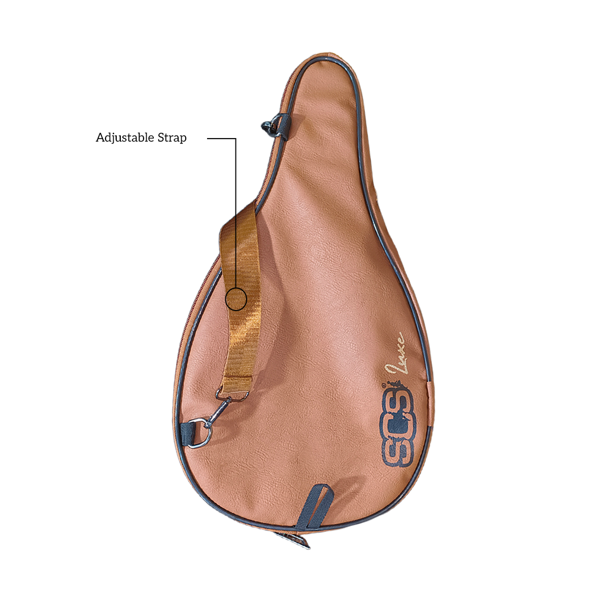 SCS Luxe PU Leather Pickleball Cover Bag