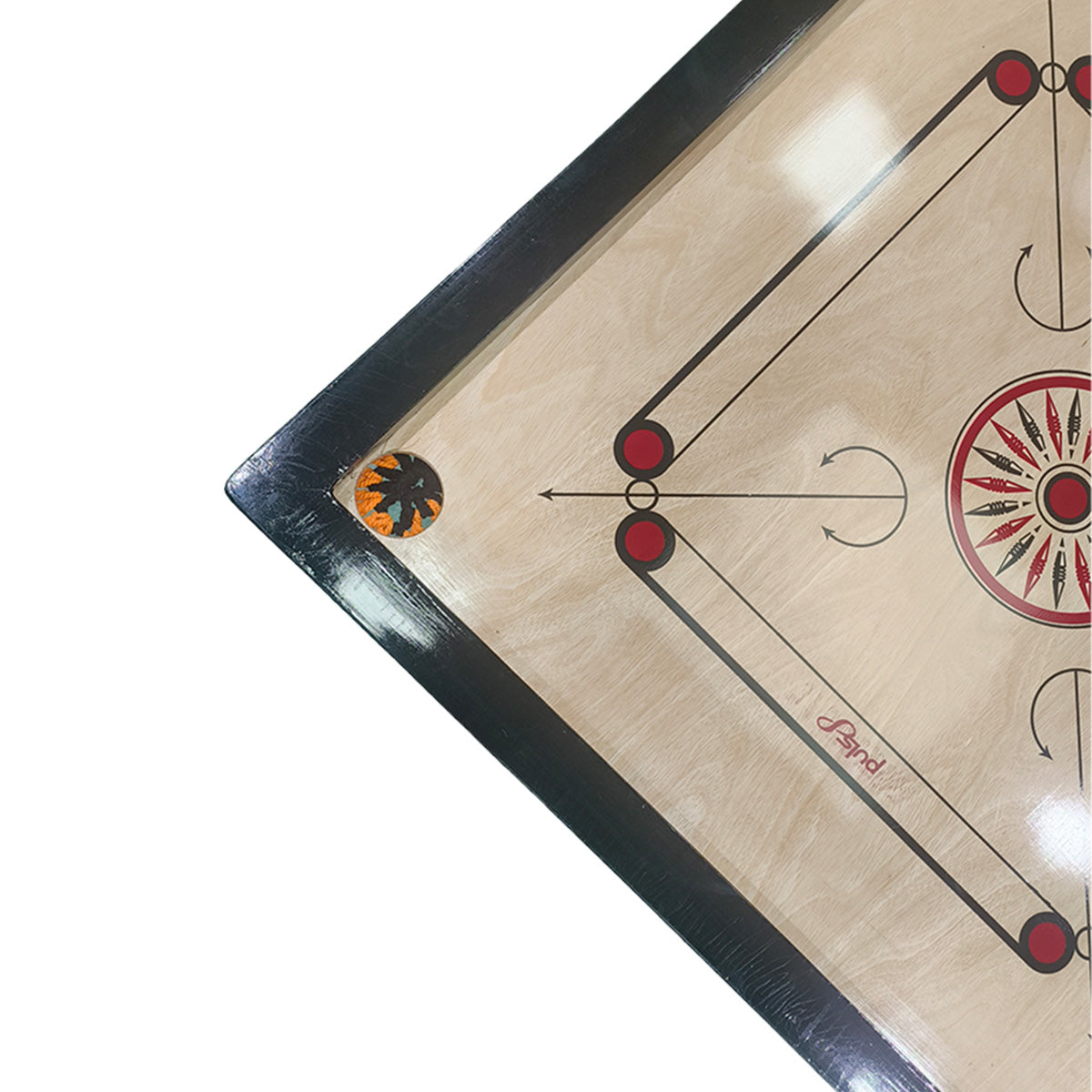 Puls8 Glossy Carrom Board