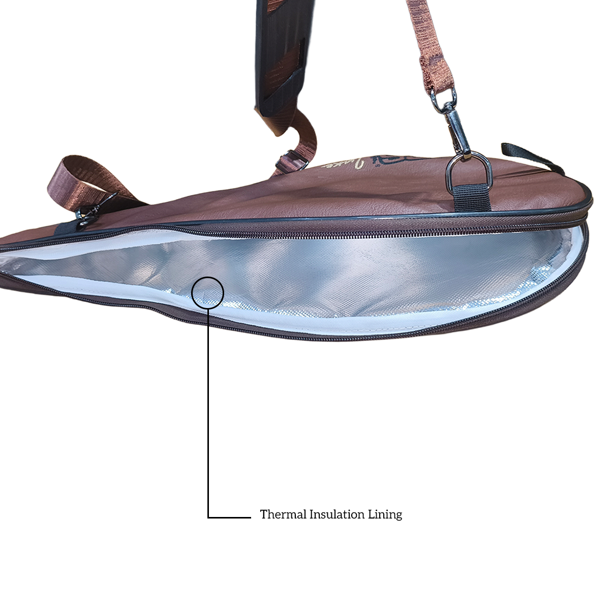 SCS Luxe PU Leather Pickleball Cover Bag