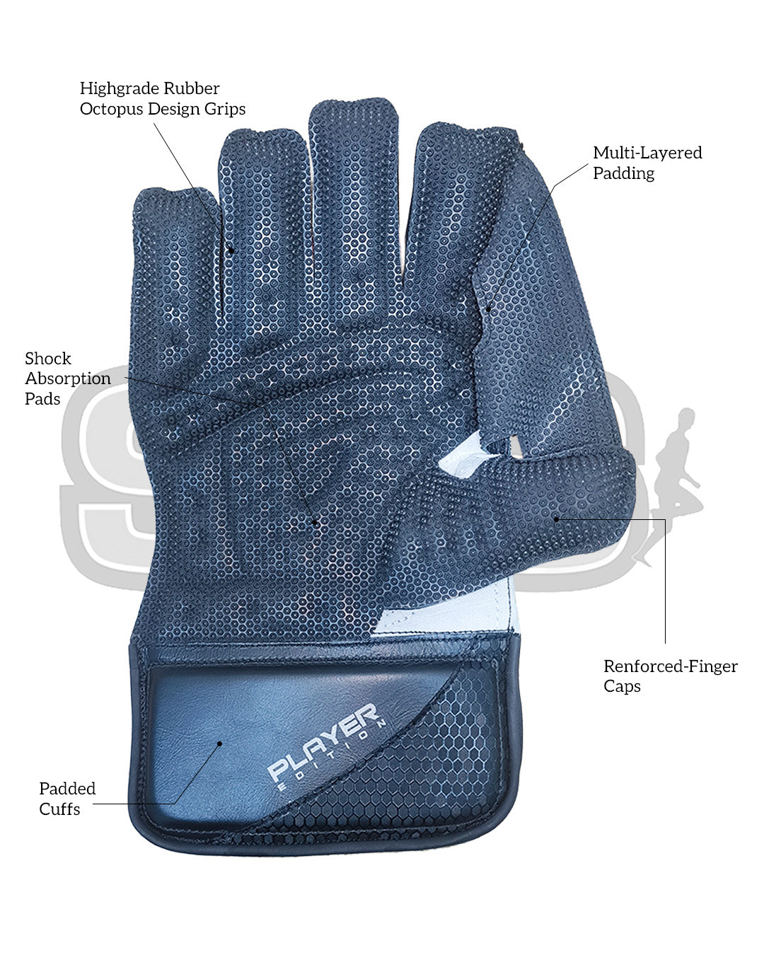 EM MSD Player Edition Cricket Keeping Gloves
