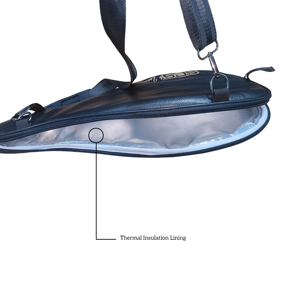SCS Luxe PU Leather Pickleball Cover Bag