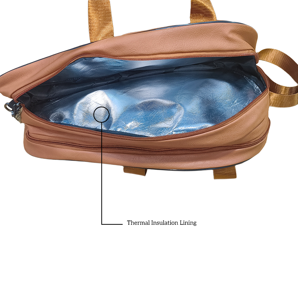 SCS PU Leather Dual Compartment Padel Bag