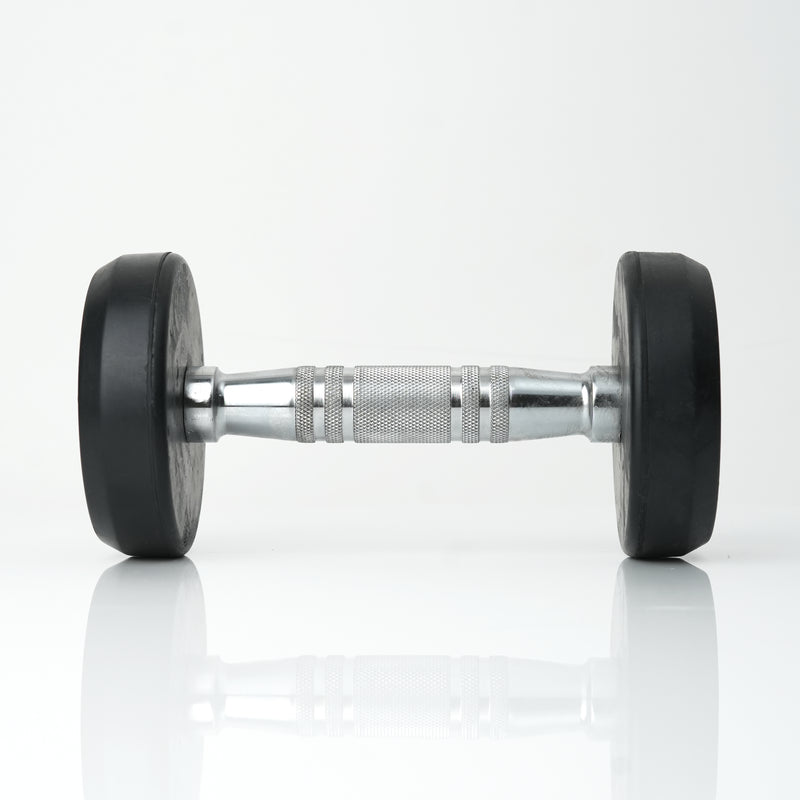Load image into Gallery viewer, Puls8 Round Rubber Coated Dumbbell (Single)
