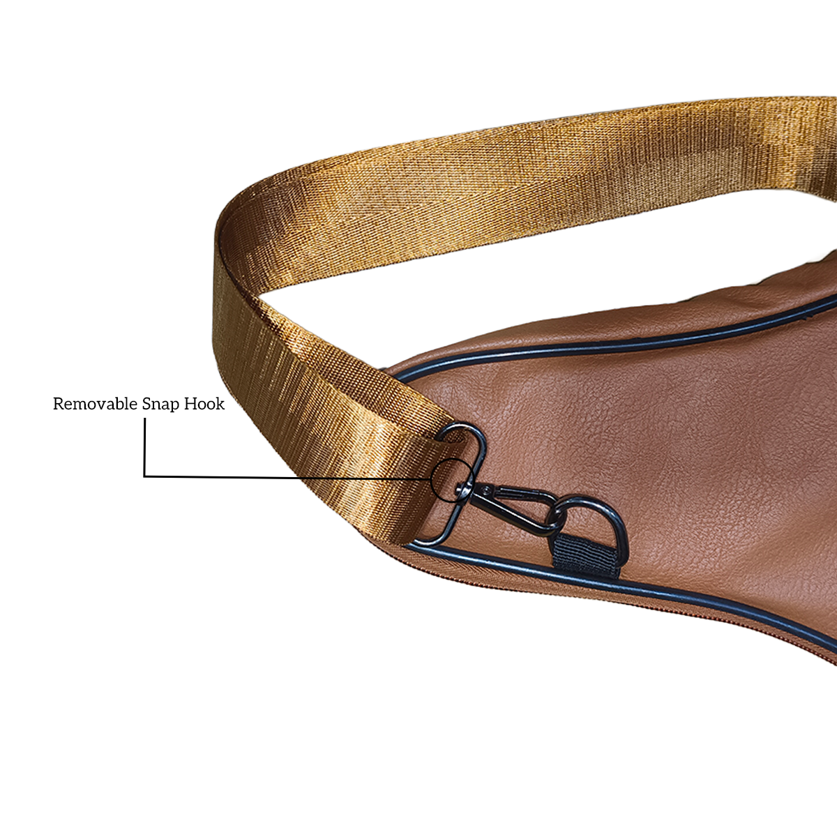 SCS Luxe PU Leather Pickleball Cover Bag