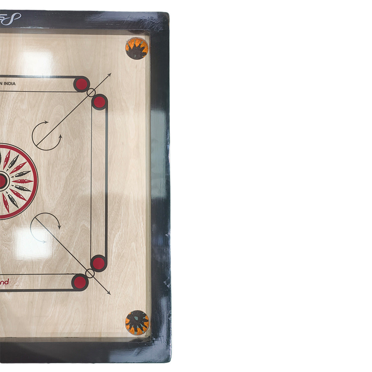 Puls8 Glossy Carrom Board
