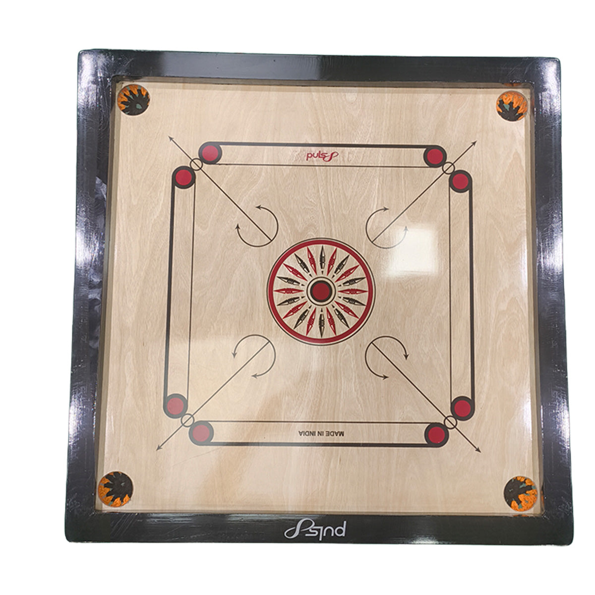 Puls8 Glossy Carrom Board