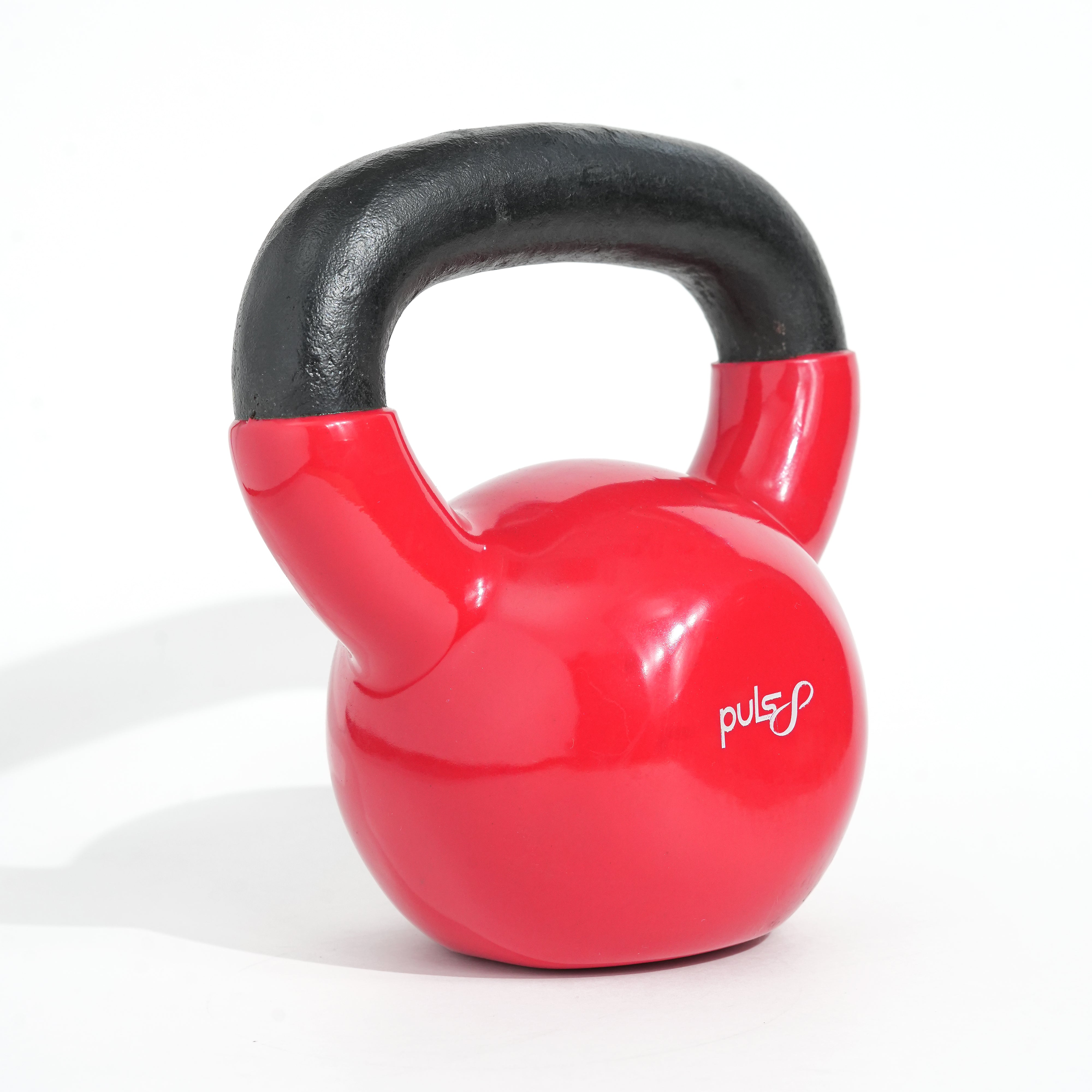Puls8 Free Weight Vinyl Kettlebell (Single)