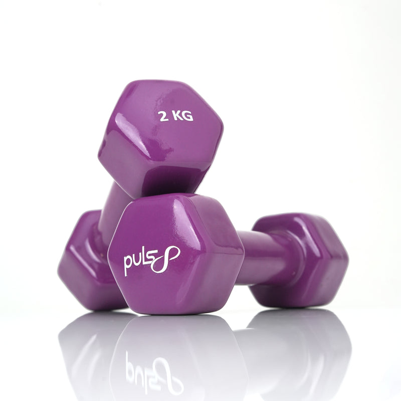 Load image into Gallery viewer, Puls8 Vinyl Hex Dumbbell (Single Dumbbell)
