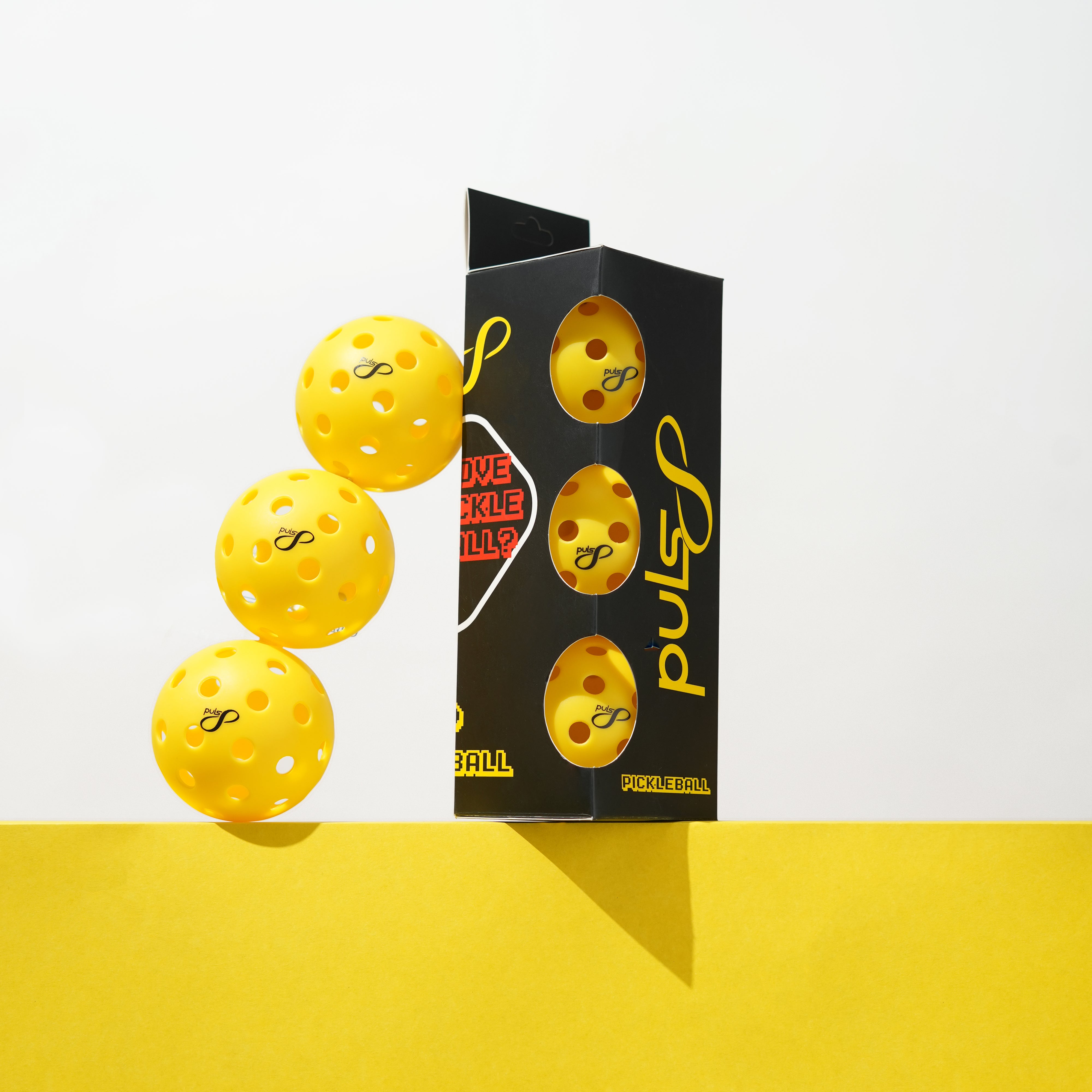 Puls8 Wave V2 Complete Pickleball Paddle Set (2 Paddles + Balls)
