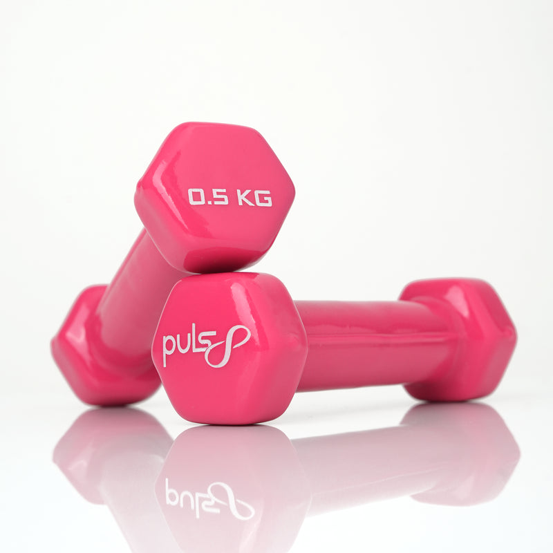 Load image into Gallery viewer, Puls8 Vinyl Hex Dumbbell (Single Dumbbell)
