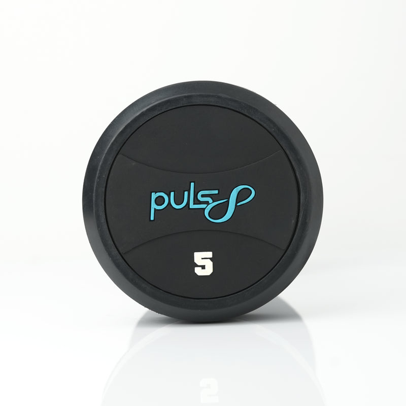 Load image into Gallery viewer, Puls8 Round Rubber Coated Dumbbell (Single)

