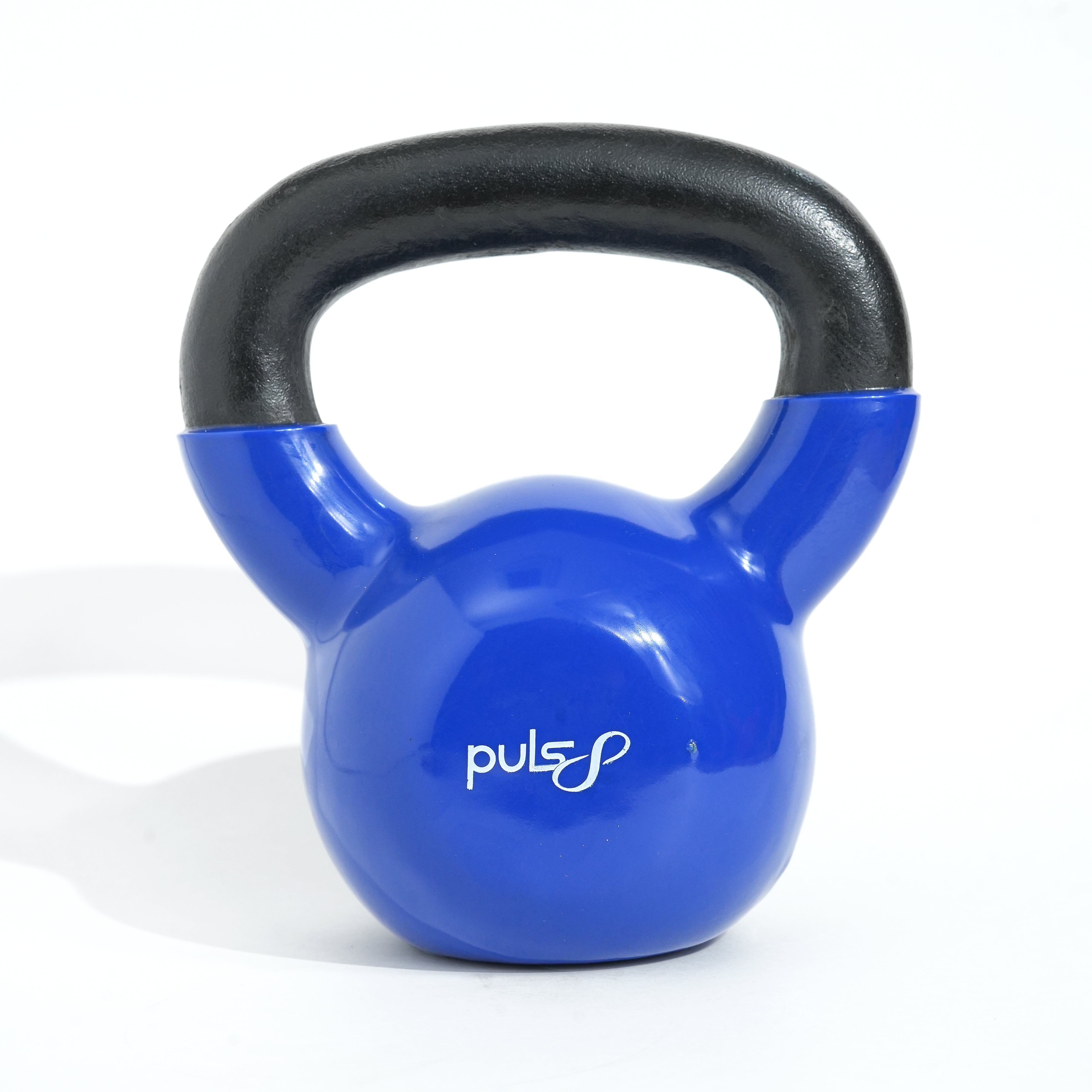 Puls8 Free Weight Vinyl Kettlebell (Single)