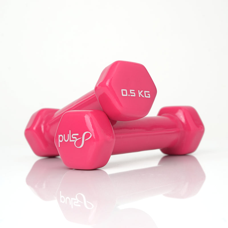 Load image into Gallery viewer, Puls8 Vinyl Hex Dumbbell (Single Dumbbell)
