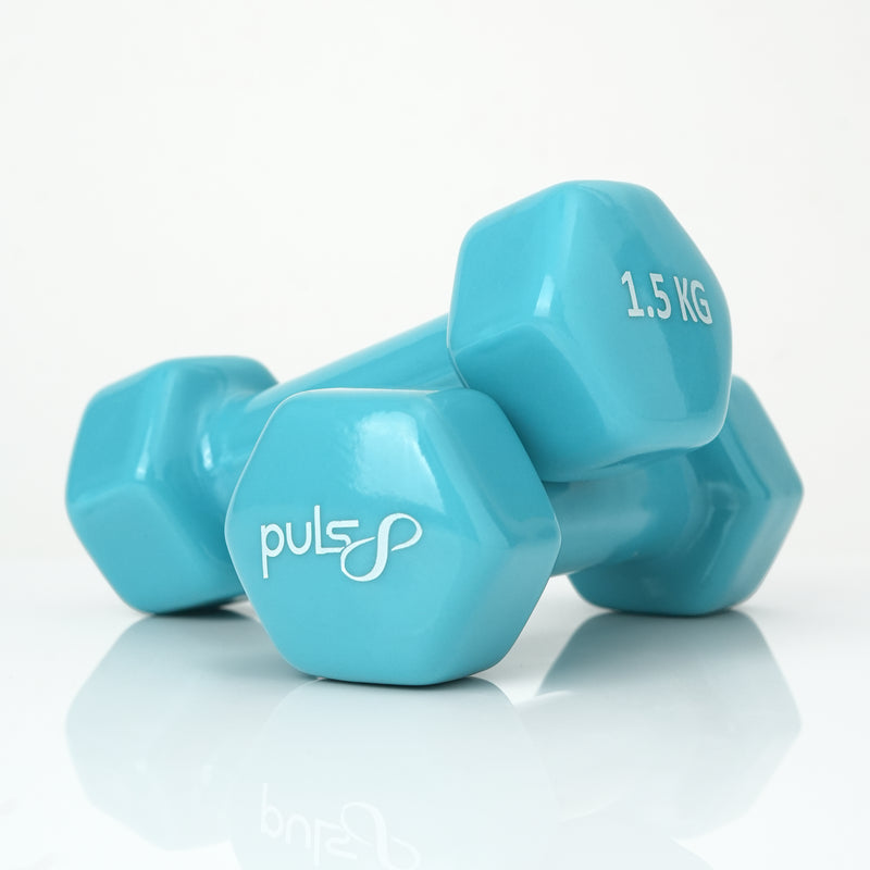 Load image into Gallery viewer, Puls8 Vinyl Hex Dumbbell (Single Dumbbell)
