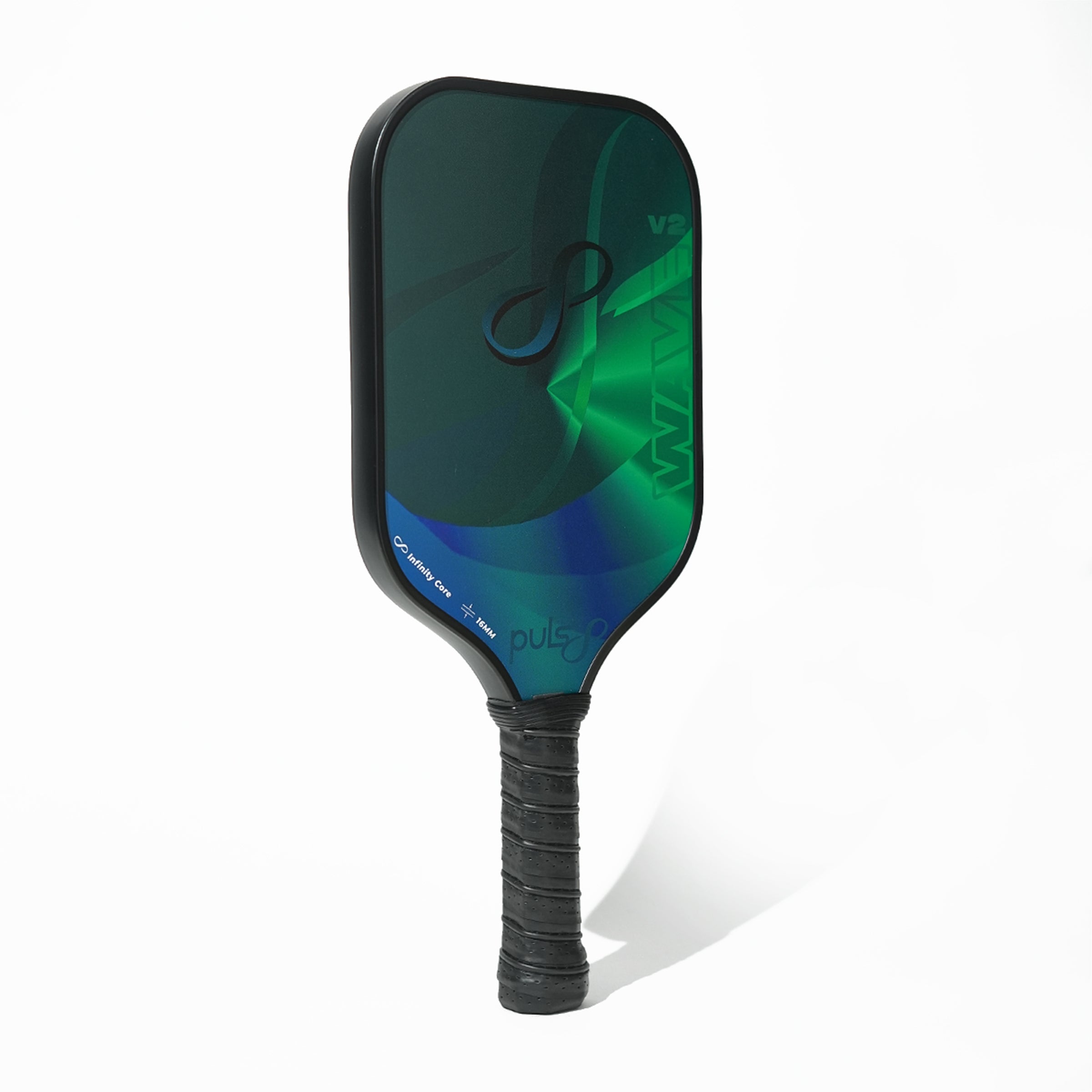 Puls8 Wave V2 Northern Lights Pickleball Paddle Set (2 Paddles + 3 Balls)