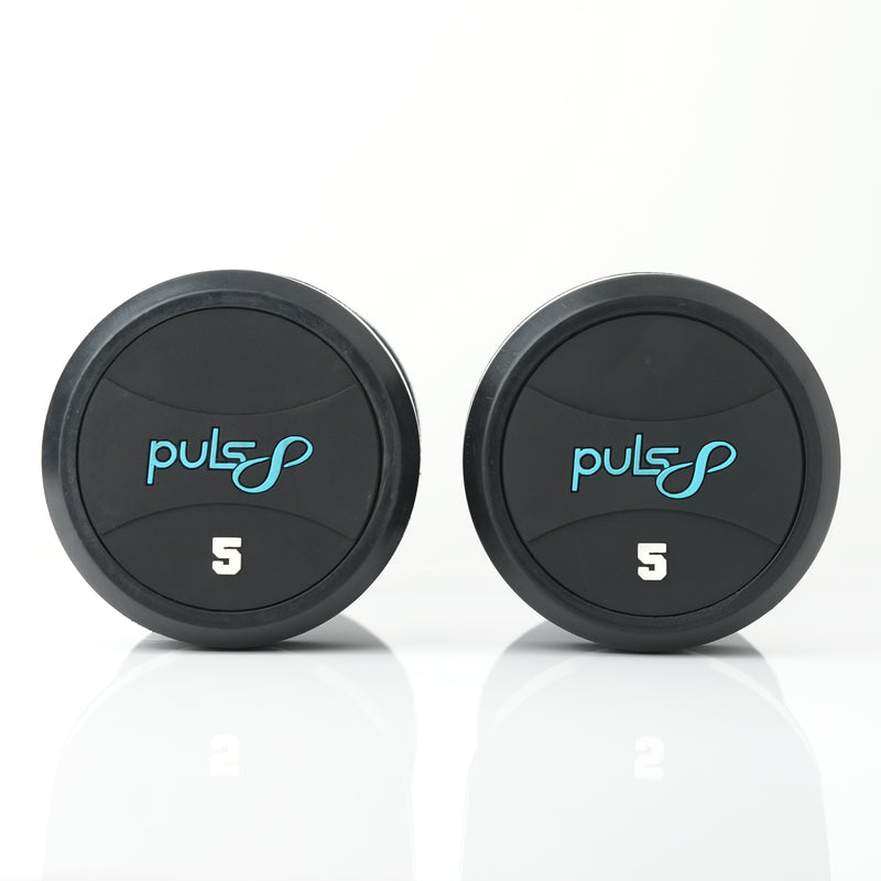 Load image into Gallery viewer, Puls8 Round Rubber Coated Dumbbell (Single)
