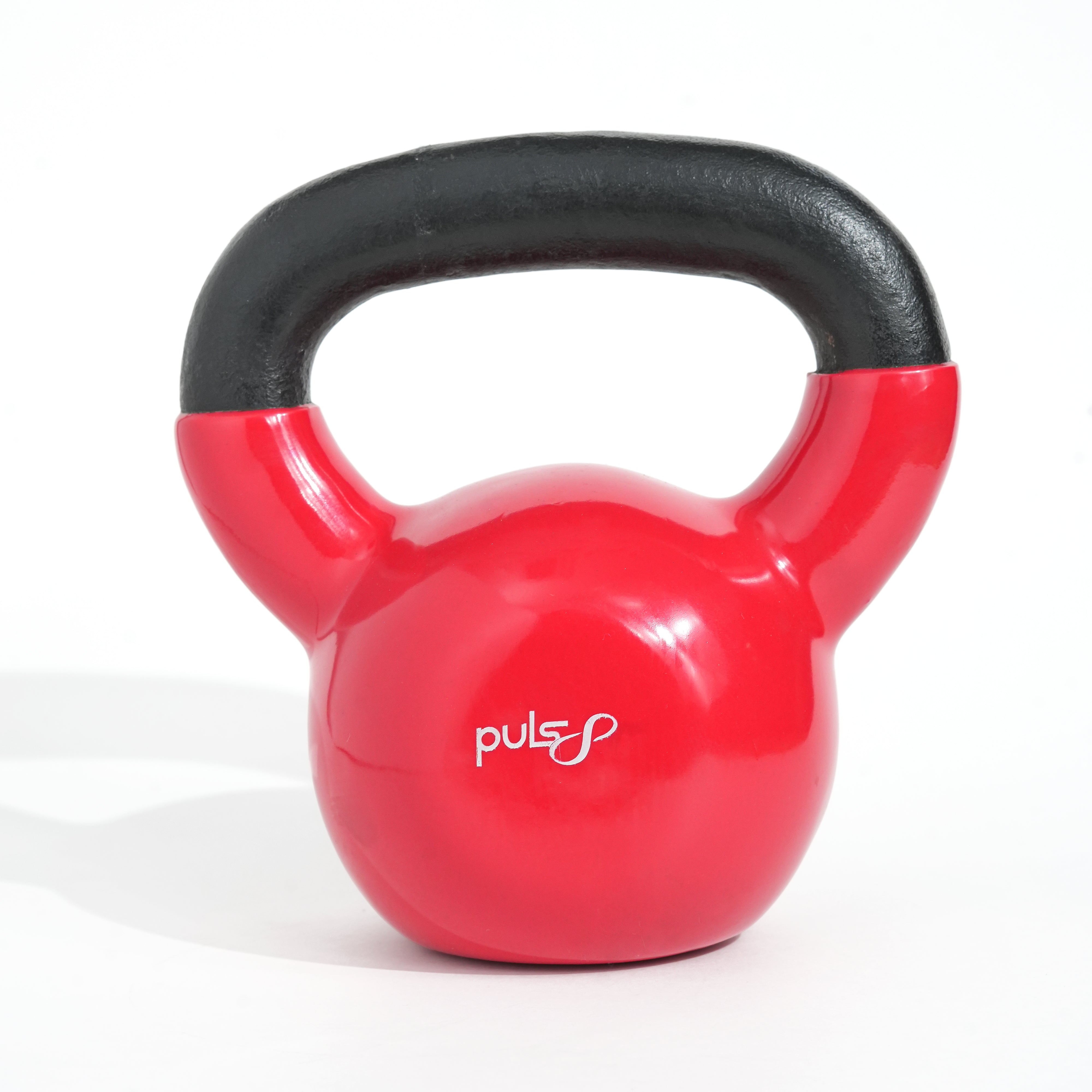 Puls8 Free Weight Vinyl Kettlebell (Single)